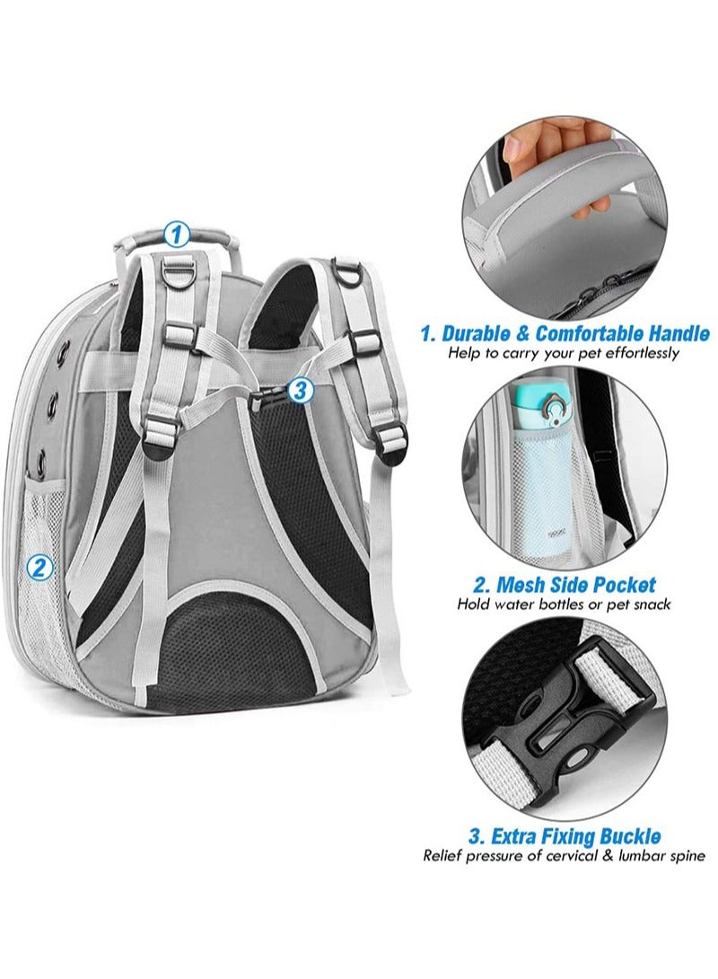 Kidle Portable Pet Carrier Backpack Space Capsule Bubble Transparent Backpack For Cats and Puppies  - Image 4