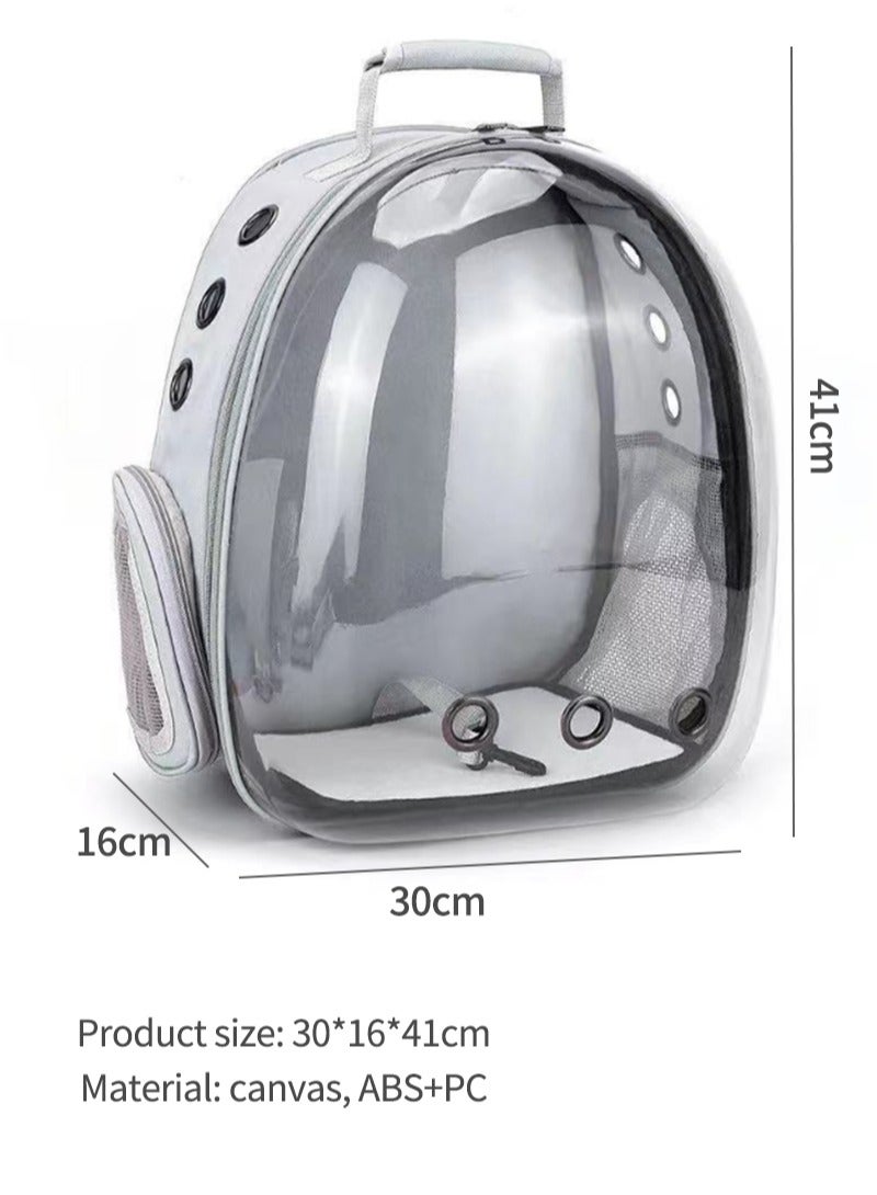 Kidle Portable Pet Carrier Backpack Space Capsule Bubble Transparent Backpack For Cats and Puppies  - Image 3