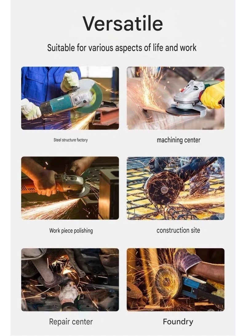 مجموعة أقراص قطع مكونة من 25 قطعة - أقراص قطع معدنية وفولاذية مقاومة للصدأ فائقة الرقة بقطر 107 مم (4 بوصات) - سمك 1.2 مم × قطر 16 مم - شفرات جلاخة زاوية كاشطة صناعية معززة - Image 3