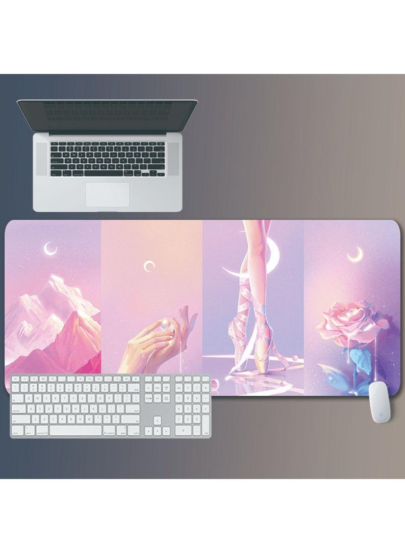 Loquat Sailor Moon Gift For Girls Gaming Mouse Pad Extended Large Mat Desk Pad Stitched Edges Mousepad Long Mouse Pad And Non-Slip Rubber Base Mice Pad 800X300X5mm - Image 1