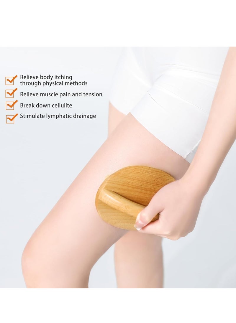 General Wood Therapy Massage Tools - Professional Maderoterapia Kit for Cellulite Removal, Itchy Skin Relief, and Body Shaping with Unique Mushroom Brush Design  - Image 5