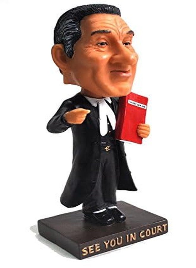 INSAIN Lawyer Handmade Bobblehead- 5 inches | Gift for Lawyers | LLB | Indian Penal Code | See You in Court - Image 2