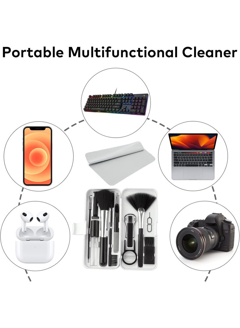 18 in 1 Laptop Cleaning Kit – Keyboard Cleaner, Electronic Cleaning Kit with Brush, Screen Wipe & 5ml Cleaning Liquid for AirPods, Laptop, Phone, Computer & Monitor - Image 3
