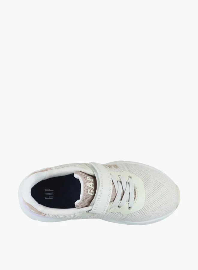Gap CREAM Girls Belmont Hook & Loop Ankle School Sneakers for Women | Best Price UAE