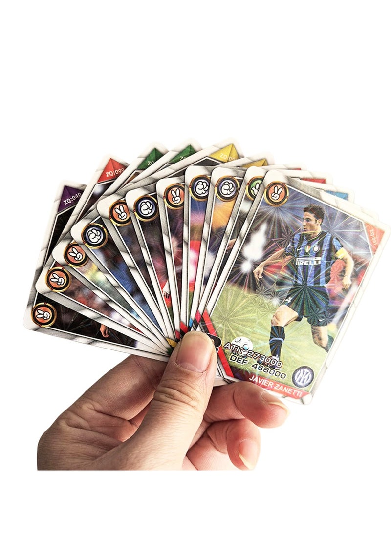 288-Piece World Soccer Stars Collectible Set, Flashcard Board Game Set, Laser Painted Collectible Soccer Cards - Image 5