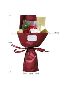 BABAZAM Soap Rose Flower Scented Bouquet for Wedding Anniversary Birthday Mothers Day and Any Special Occasions Multicolor  - Image 1