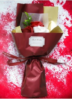 BABAZAM Soap Rose Flower Scented Bouquet for Wedding Anniversary Birthday Mothers Day and Any Special Occasions Multicolor  - Image 4