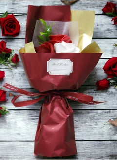 BABAZAM Soap Rose Flower Scented Bouquet for Wedding Anniversary Birthday Mothers Day and Any Special Occasions Multicolor  - Image 5