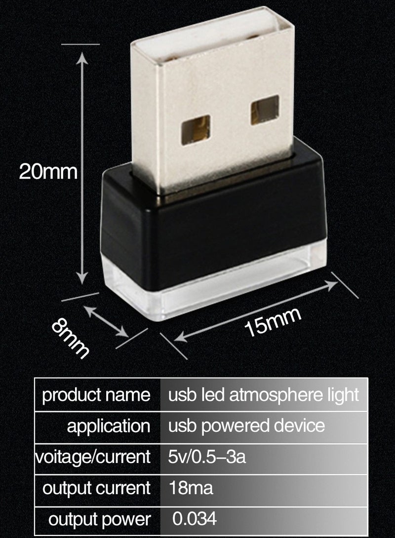 LAIAOCISI Universal PC Car USB LED Atmosphere Lights Emergency Lighting Decorative Lamp - Image 5