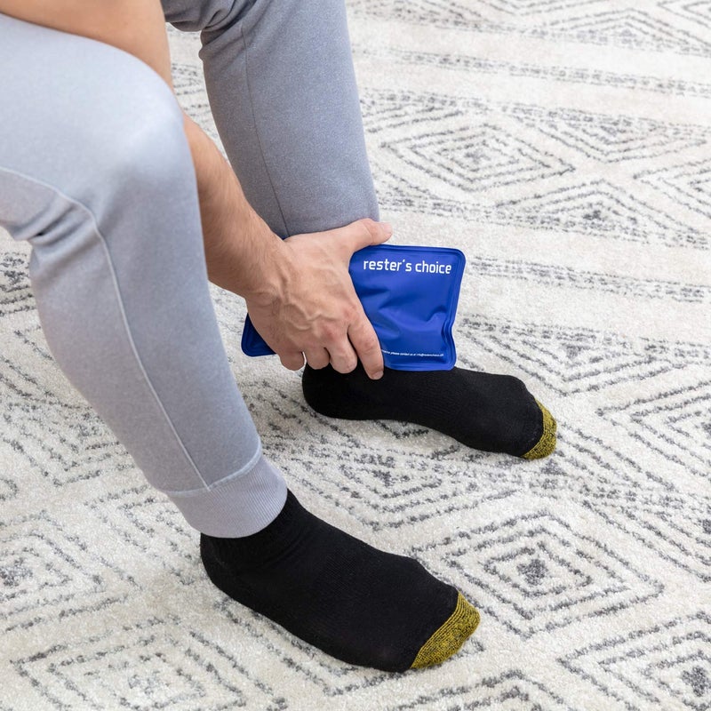 Rester's Choice Gel Cold & Hot Packs (2-Piece Set) Medium 5x10 in. Reusable Warm or Ice Packs for Injuries, Hip, Shoulder, Knee, Back Pain â€“ Hot & Cold Compress for Swelling, Bruises, Surgery - Image 4