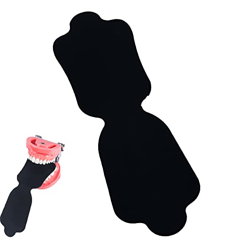 Lelukee لوحة خلفية تصوير الأسنان من السيليكون الناعم باللون الأسود القابل للانحناء لوحدة تصوير الأسنان لوحة امتصاص الضوء النوع A