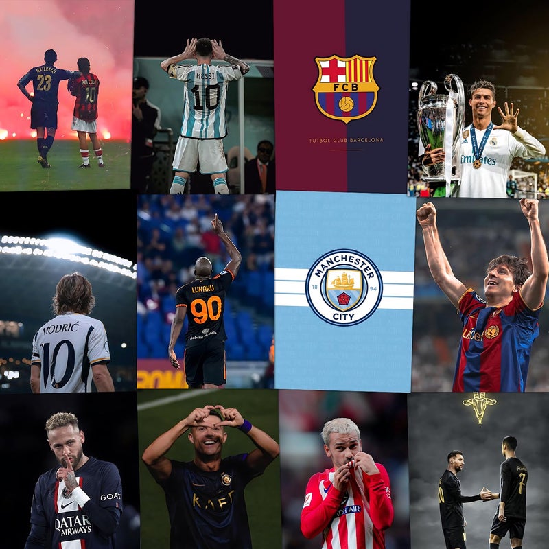 Wallgasm Paper Football Collage Kit - Set Of 54, 4 X 6 Inches Posters | Poster Set For Room, Wall Art For Bedroom, Gym, Office (Football) - Image 5