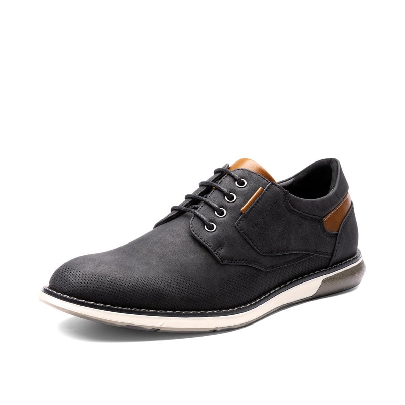 Bruno Marc Men's Casual Dress Oxfords Shoes Business Formal Derby Sneakers,Size 11,Black-Waxy,SBOX2336M - Image 1