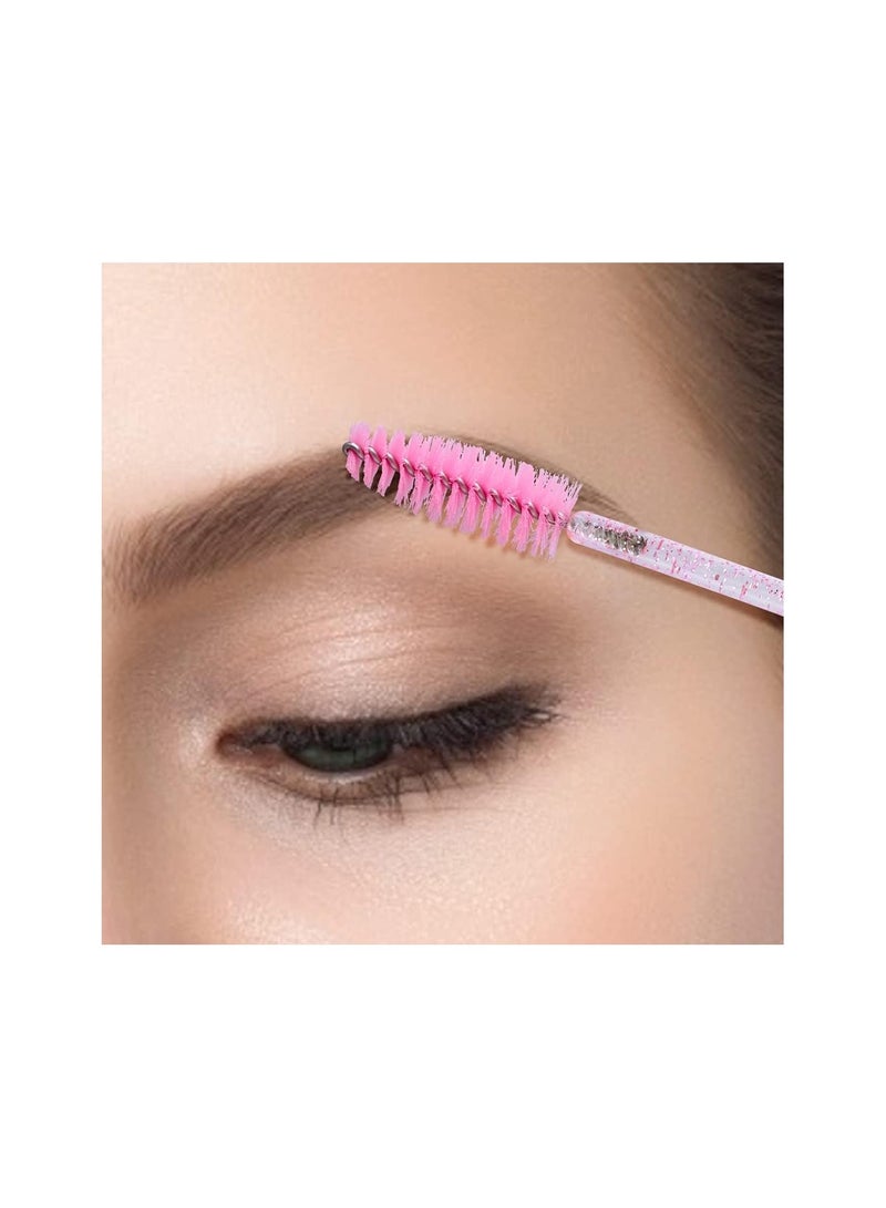 Mn 50 Piece Disposable Eyelash Eyebrow Spoolie Brush for Makeup Eyelash Extensions - Image 4