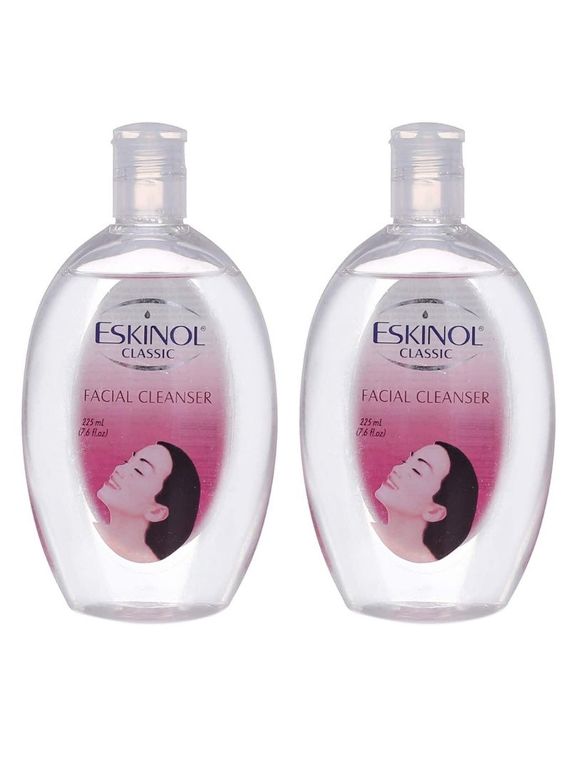 Eskinol Two Pieces of Classic Facial Cleanser 2*225 ml