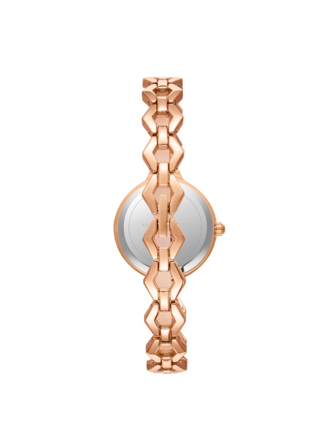 KENNETH SCOTT Stainless Steel Analog Watch K23508-RBKP - 28 mm - Image 3