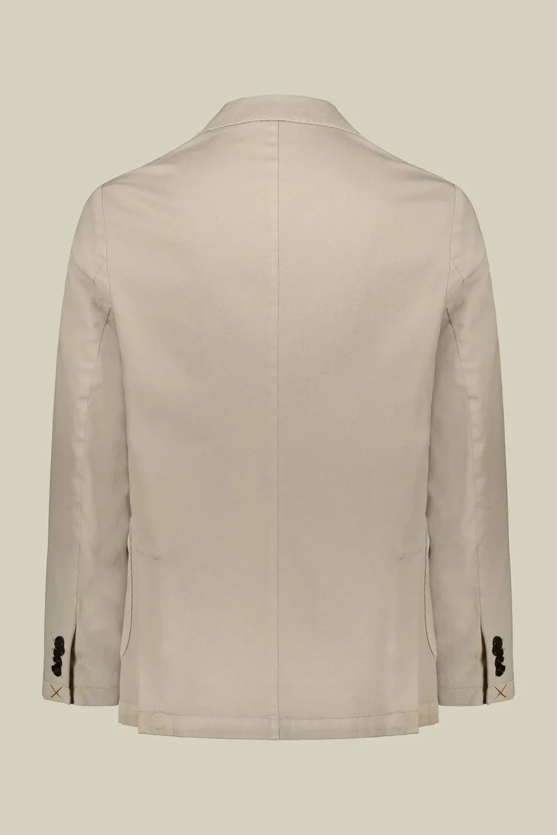 دوبل غانغر Men's unlined single-breasted blazer and - Beige