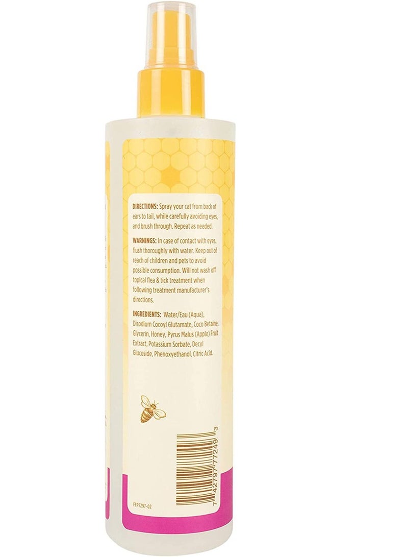 بيرتس بيز Burt's Bees for Pets For Cats Natural Waterless Shampoo with Apple and Honey | Cat Waterless Shampoo Spray, 10 Ounces - Image 3
