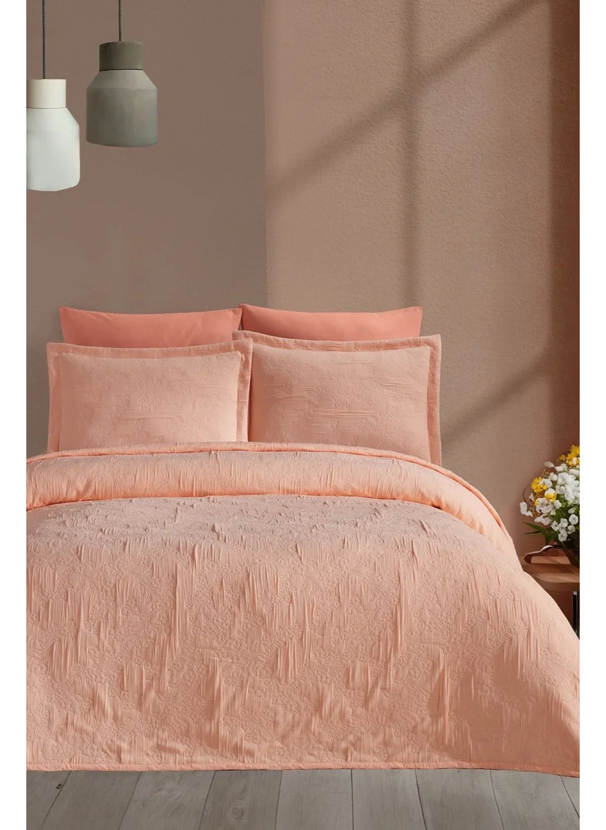 Elart Nice Bedspread Single Salmon