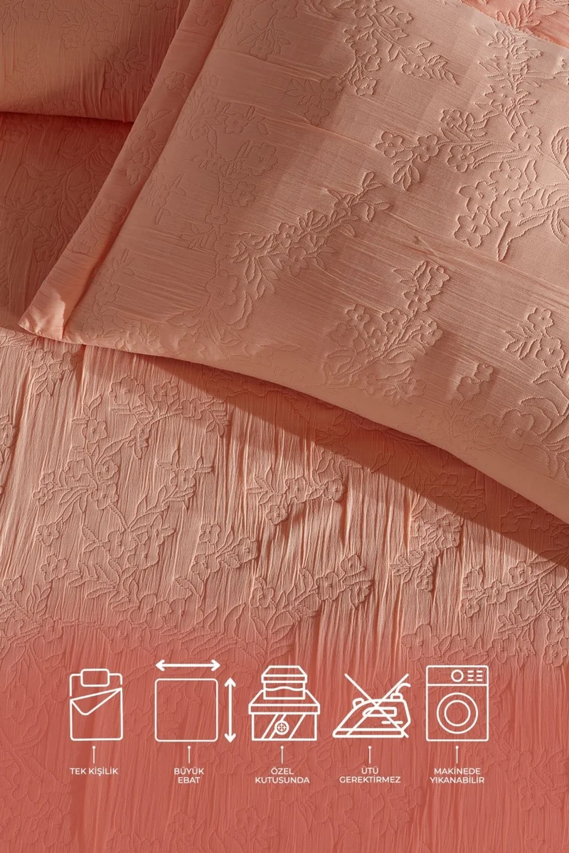 ايلارت Nice Bedspread Single Salmon