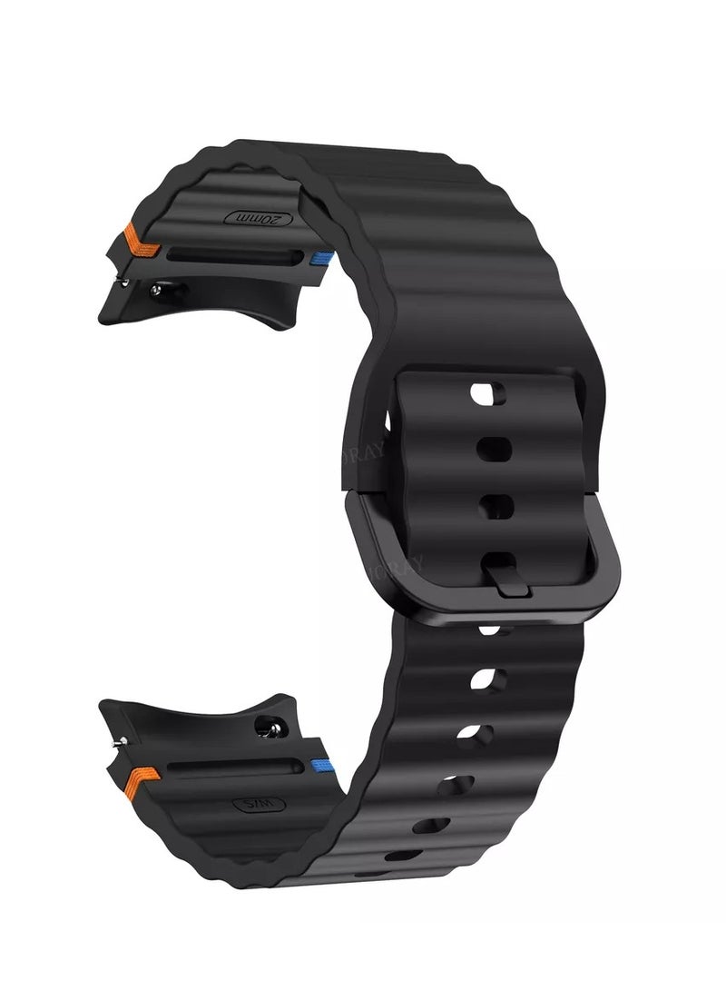 Breathable Sport Loop Band for Samsung Watch 4/5/6/7 Lightweight & Comfortable Sport Loop Strap - Image 4