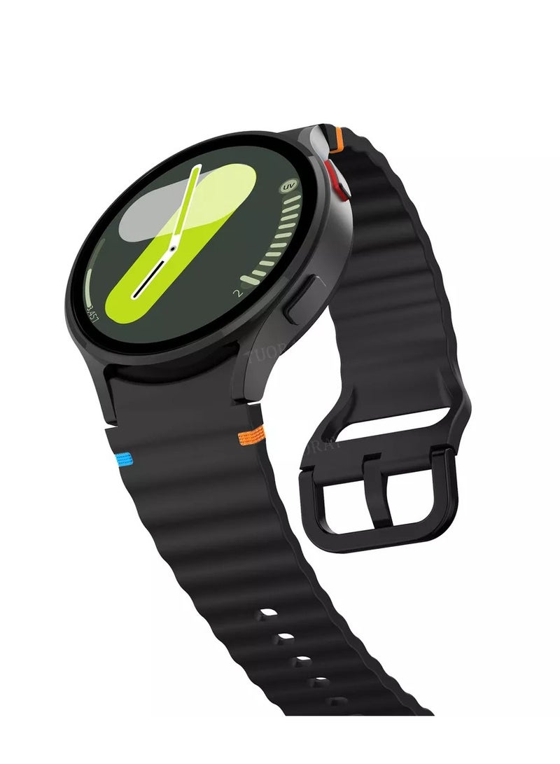 Breathable Sport Loop Band for Samsung Watch 4/5/6/7 Lightweight & Comfortable Sport Loop Strap - Image 2