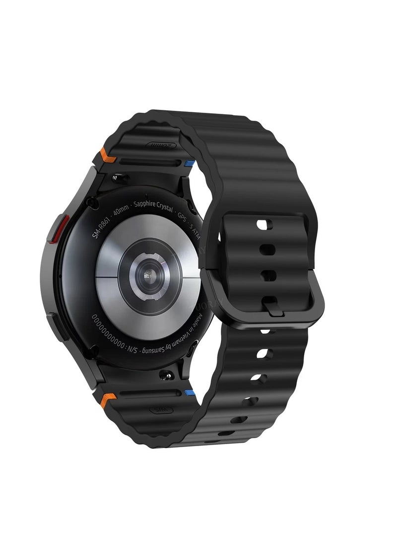 Breathable Sport Loop Band for Samsung Watch 4/5/6/7 Lightweight & Comfortable Sport Loop Strap - Image 3