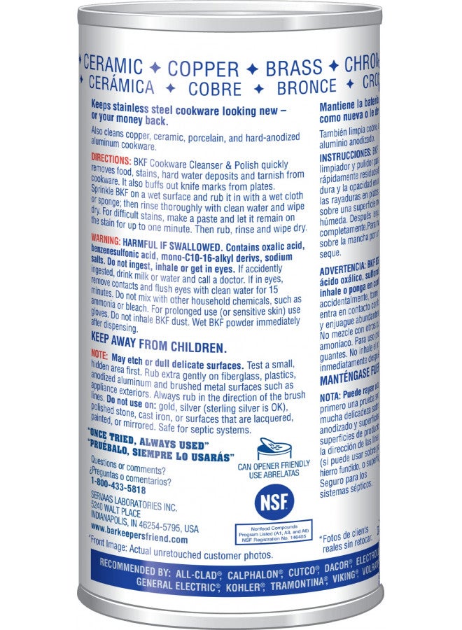 Bar Keepers Friend Bar Keepers Friend Superior Cookware Cleanser & Polish | 12-Ounces | 1-Unit  - Image 3