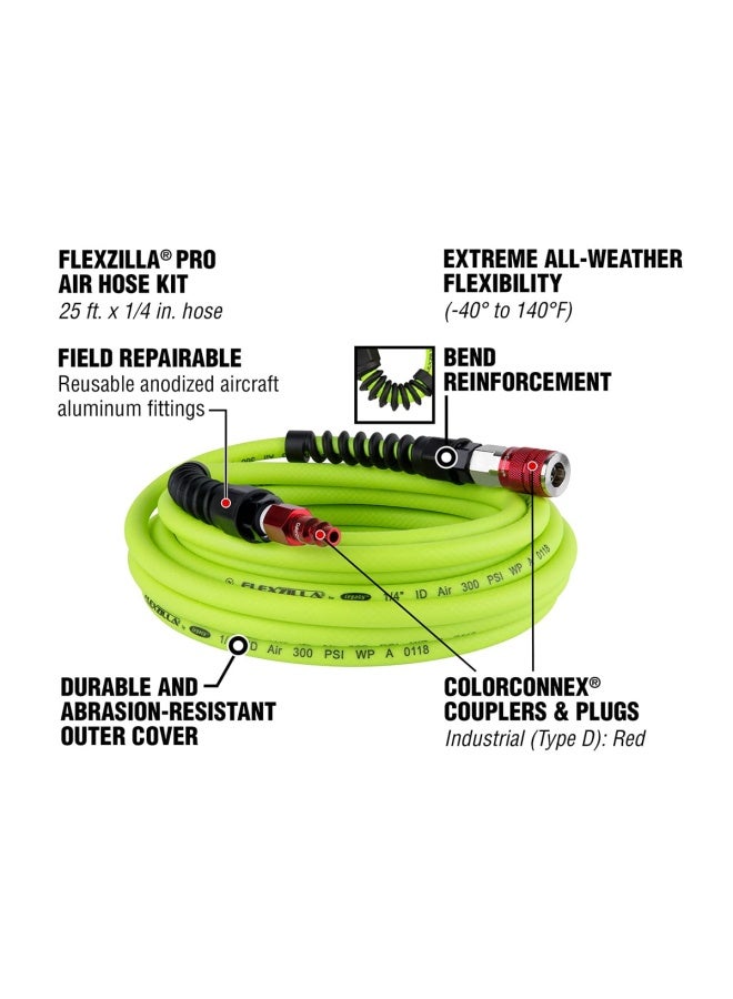 Flexzilla - Pro 1 4 X 25 W Ccx Ind ClprPlug HFZP1425YW2-D - Image 3
