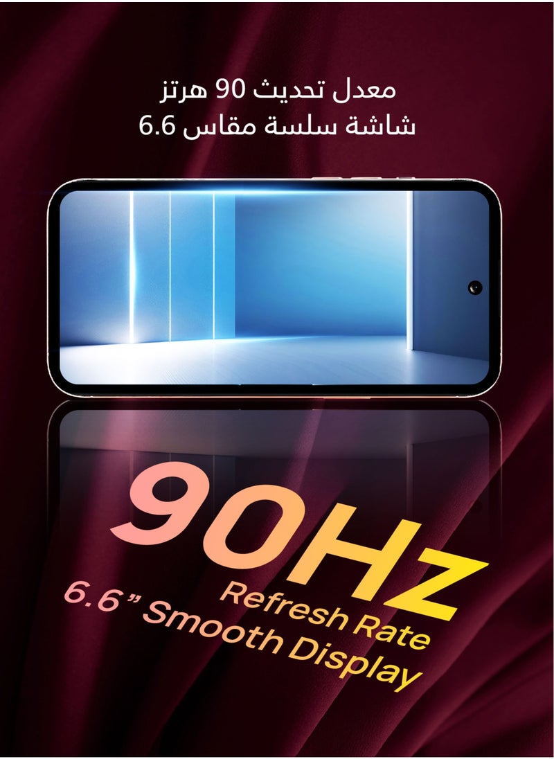 تا كتيل هاتف ذكي T16 Pro MAX يعمل بنظام Android، ذاكرة وصول عشوائي سعتها 12 جيجابايت وسعة تخزين 128 جيجابايت، وكاميرا مزدوجة بدقة 16 ميجابكسل وشاشة فائقة الوضوح FHD+ (رمادي)  - Image 4