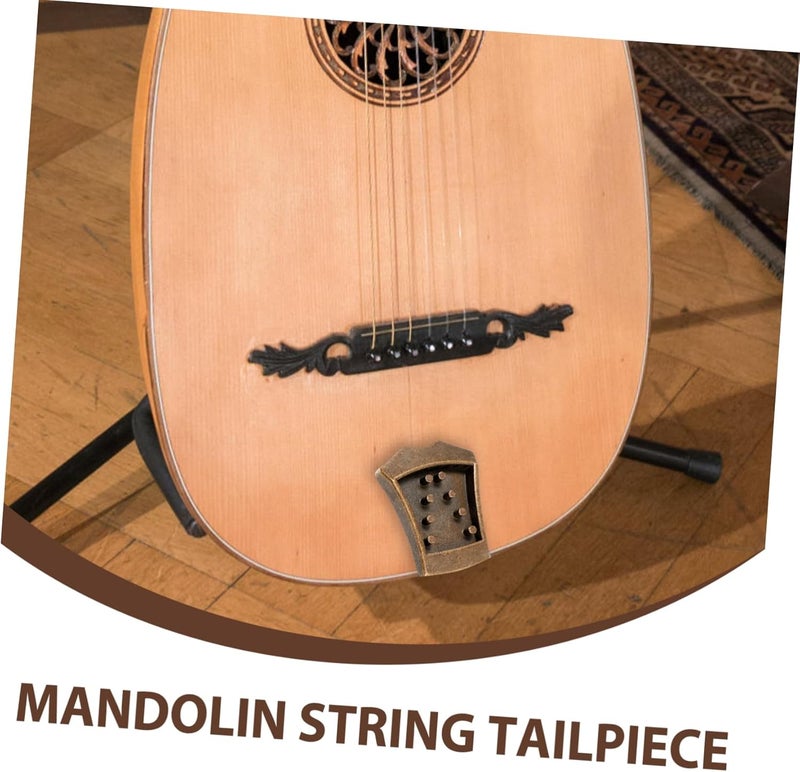 Toyvian 1set Mandolin Tailpiece Accessory for String Instruments Design for Precision Tuning Upgrades Your Mandolin Unique Style and Performance Compatible - Image 4