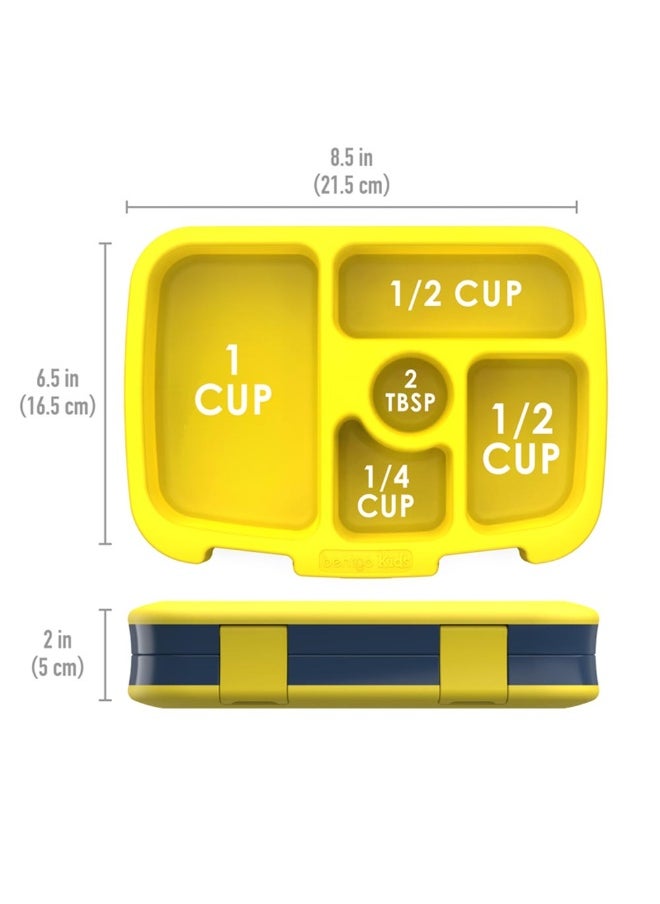 Bentgo Kids Prints Leak Proof, 5 - Compartment Bento - Style Kids Lunch Boxideal Portion Sizes For Ages 3 To 7Bpa - Free, Dishwasher Safe , Food - Safe Materials (Space)  - Image 4