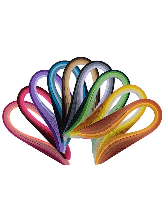 YURROAD YURROAD Quilling Paper Strips Quilling Art Strips 900 Strips Quilling Paper Set 7mm Width 39cm Length  - Image 1