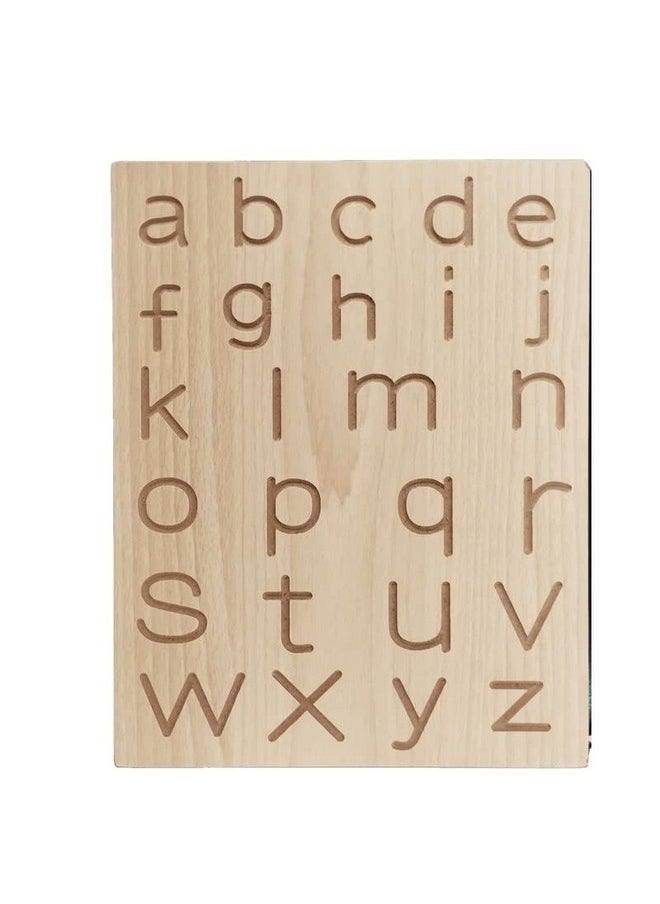 Generic - Dgcrayons Wooden Combo 2 In 1 Both Side Capital & Small Alphabets And Hindi Consonant & Vowels With Matra Set Of 2 Board Handwriting Practice Tracing Slate Board With Dummy Pencil For Boys, Girls - Image 1