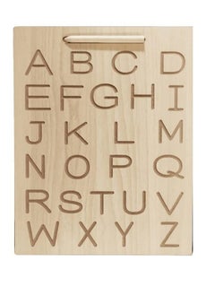 Generic Dgcrayons Wooden Combo 2 In 1 Both Side Capital & Small Alphabets And Hindi Consonant & Vowels With Matra Set Of 2 Board Handwriting Practice Tracing Slate Board With Dummy Pencil For Boys, Girls  - Image 4