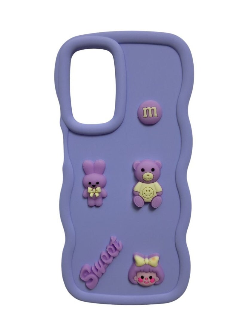 Generic - Back Cover Compatible With Phone Oppo A54 / A55 /A16 - Multi Color 724 - Image 1