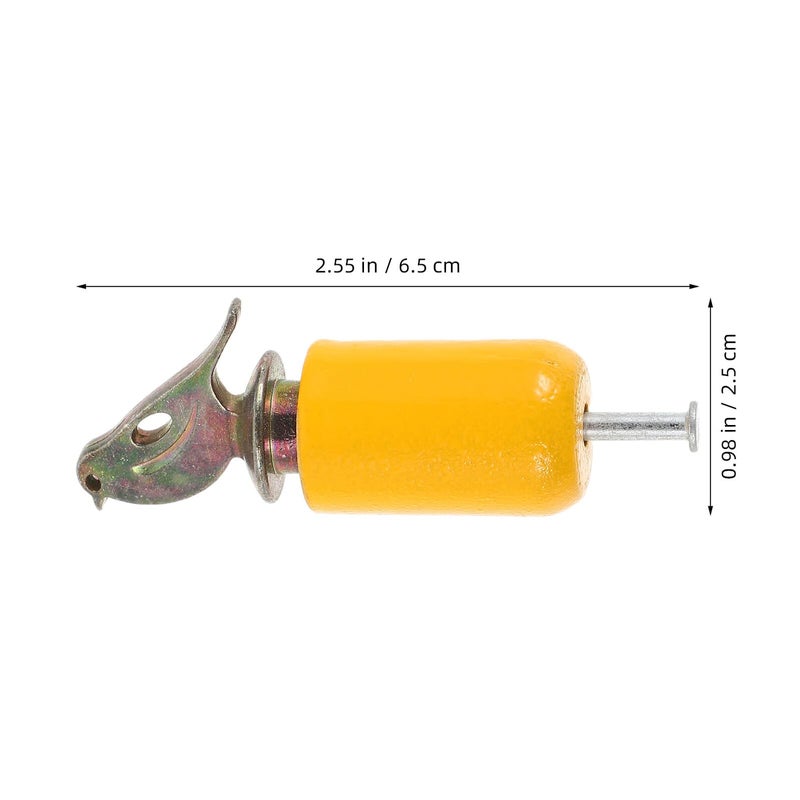 Bird Sound Practice Whistle Hand Twist Musical Instrument for Parties Yellow - Image 3