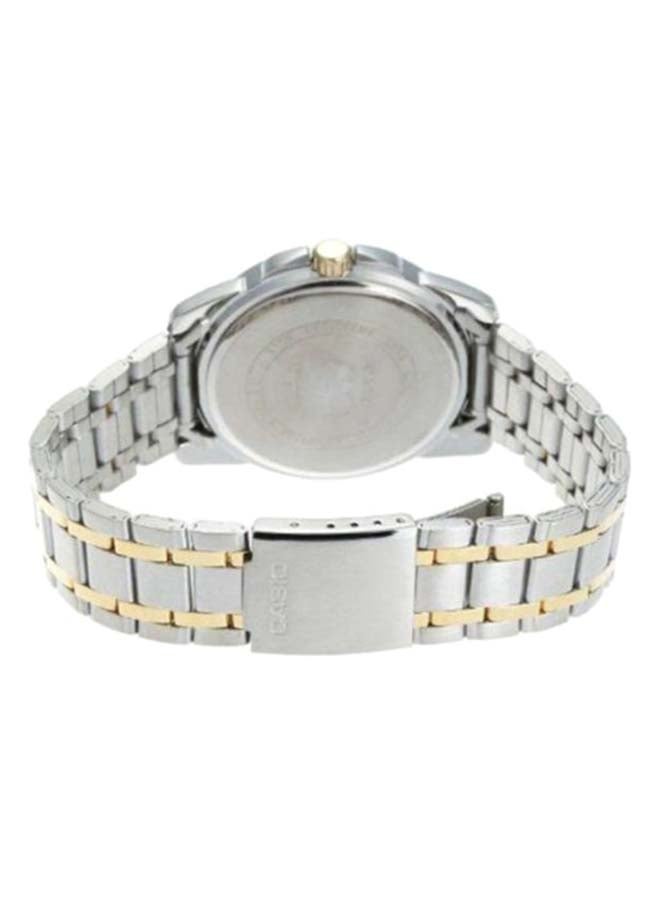 CASIO Women Water Resistant Stainless Steel Analog Watch LTP-1129G-7A - Image 4
