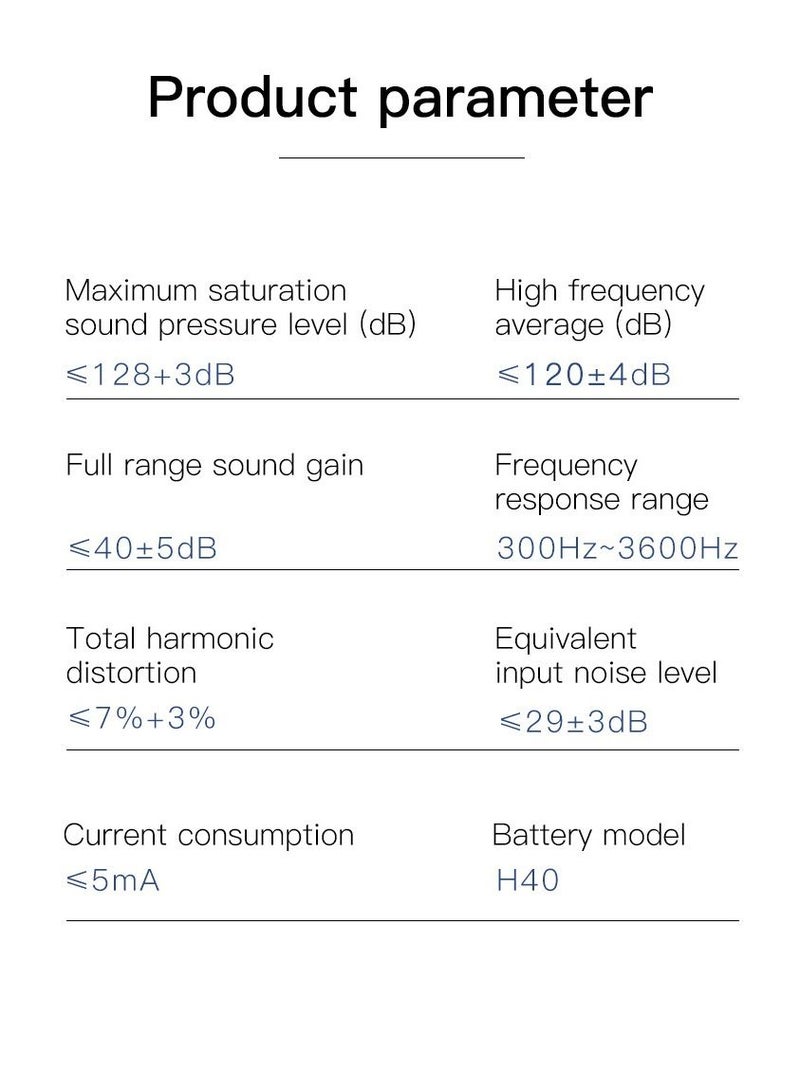 2-Piece Sound Amplifier Hearing Enhancement Device With Charging Compartment - Image 4