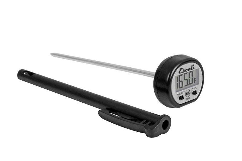 Escali Digital Display Kitchen Thermometer Target Cooking for Meat Anti Roll Design Extend Probe Holder NSF Certified