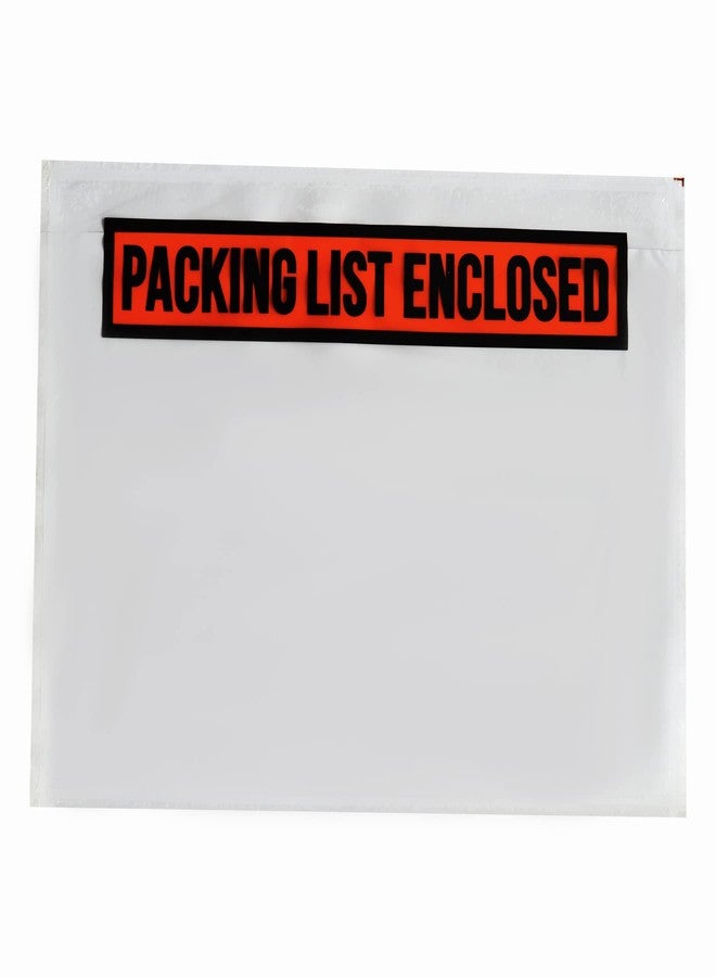 IN SAFE PACK 100 PCS 7.5"x 5.5" Clear Self-Adhesive Packing List Envelopes - Shipping/Mailing Pouch Enclosed Bags for Packing Slips Invoice - Image 1