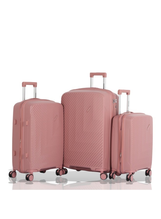 أفياتور طقم حقائب سفر فاخر ومتكامل – 3 قطع من AVIATOR مصنوع من البولي بروبلين ضدالكسر متانة عالية – تصميم عصري – أداء مثالي في كل رحلة - Image 1