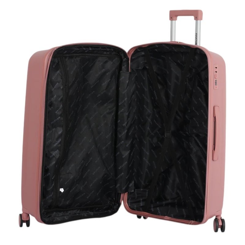 أفياتور طقم حقائب سفر فاخر ومتكامل – 3 قطع من AVIATOR مصنوع من البولي بروبلين ضدالكسر متانة عالية – تصميم عصري – أداء مثالي في كل رحلة - Image 4