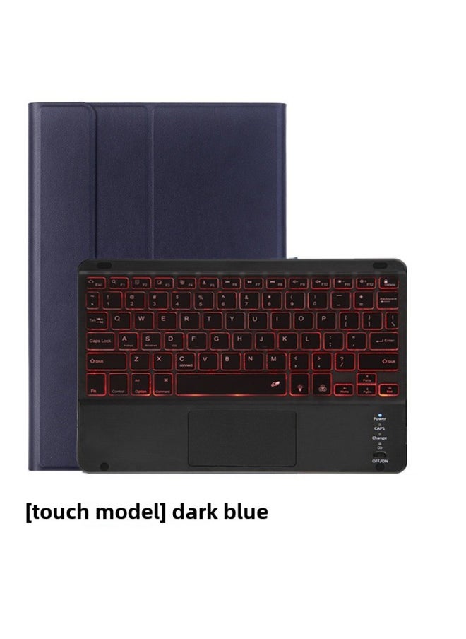 Generic For Lenovo Small Pad Protective Case Pro2022 Tablet 10.6 Bluetooth Keyboard Touch M10plus Leather Case-Color:Royal Blue + Bluetooth Keyboard (touch Backlight)-Product Type:Lenovo Tab M10 3rd Gen TB-328FU 10.1 Inch  - Image 1
