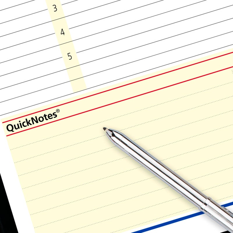 AT-A-GLANCE 2026 Appointment Book Planner, Daily & Monthly, 5" x 8", Small, QuickNotes, Black (76040526) - Image 5