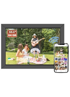 Piccasio 64GB Smart WiFi Digital Photo Frame with 10.1 inch IPS Touch Screen and , Perfect for Displaying Your Favorite Photos and Videos  - Image 1