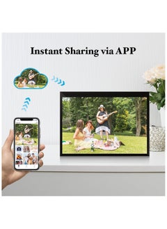 Piccasio 64GB Smart WiFi Digital Photo Frame with 10.1 inch IPS Touch Screen and , Perfect for Displaying Your Favorite Photos and Videos  - Image 2