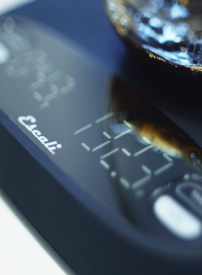 Escali Versi Coffee Scale with Timer, Weigh up to 6.6 lbs / 3,000 Grams, Rechargeable - Black, Standard - Image 5
