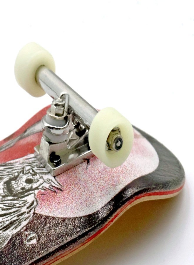 RACOFSB 65D Urethane Fingerboard Wheels Pro Bowl Shape (Beige) - Image 2