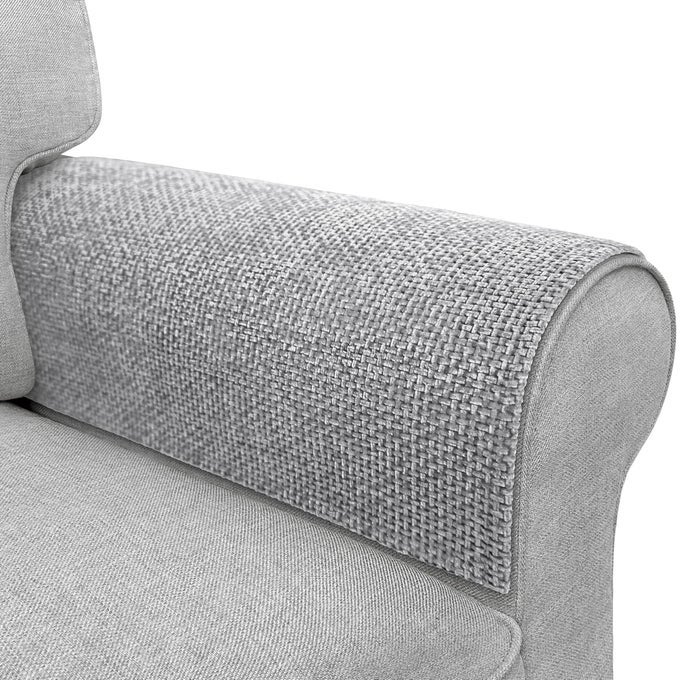 Couch Arm Covers Sofa Arm Covers Waterproof Armrest Cover for Sofa Armchair Loveseat NonSlip Recliner Arm Cover Headrest Cover Arm Chair Covers Set of 2 Light Gray 2420